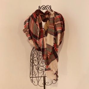 Plaid Blanket Scarf from Apricot Lane